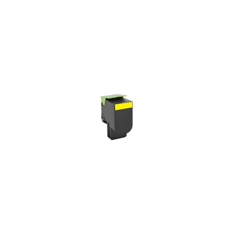 C802SY - Toner rigenerato Giallo per Lexmark CX310,CX410,CX510. C802SY - Toner rigenerato Giallo per Lexmark CX310,CX410,CX510.