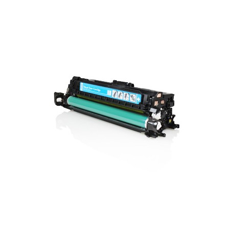 CE251A - Toner rigenerato Ciano per HP Laserjet Color CP 3525N, CP 3525 DN, CP 3525 X, CM 3530 FS, CM3530MFP. Stampa fino a 7.00