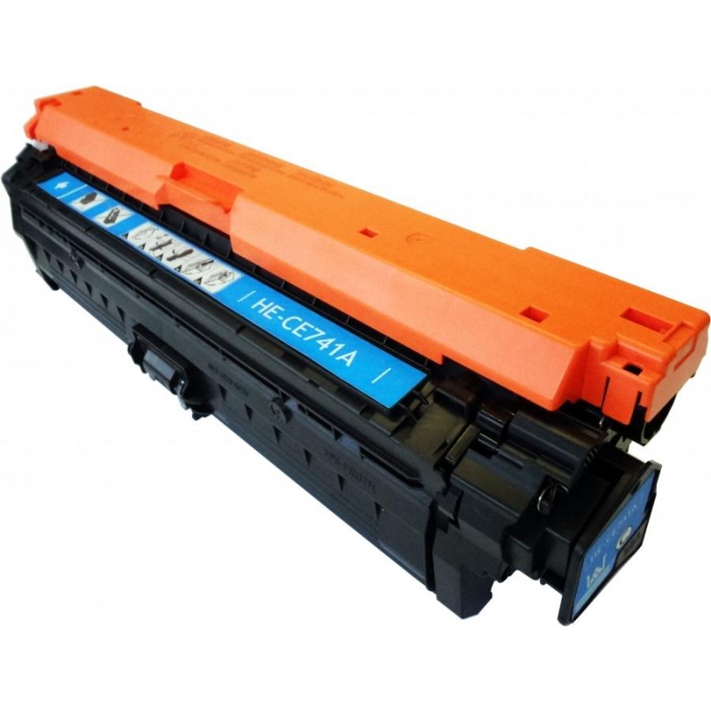 CE741A - Toner rigenerato Ciano per HP Laserjet Color CP 5225, CP 5225 DN, CP 5225 N. Stampa fino a 7.300 pagine al 5% di copert CE741A - Toner rigenerato Ciano per HP Laserjet Color CP 5225, CP 5225 DN, CP 5225 N. Stampa fino a 7.300 pagine al 5% di copert