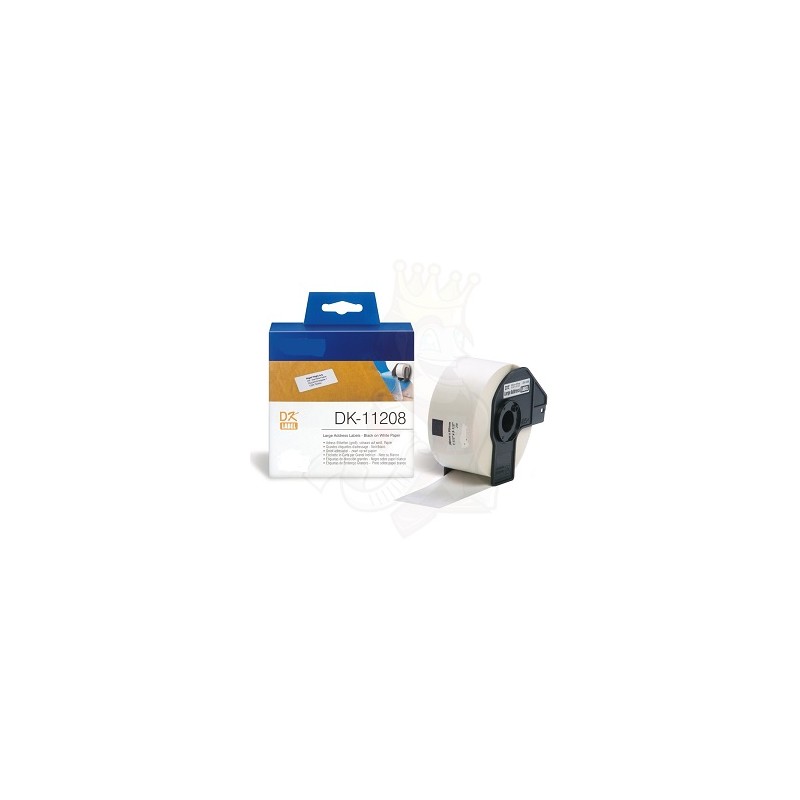 DK-11208 Nastro bianco 38X90 MM 400ETICHETTE per Brother P-Touch QL1000 1050 1060 DK-11208 Nastro bianco 38X90 MM 400ETICHETTE per Brother P-Touch QL1000 1050 1060