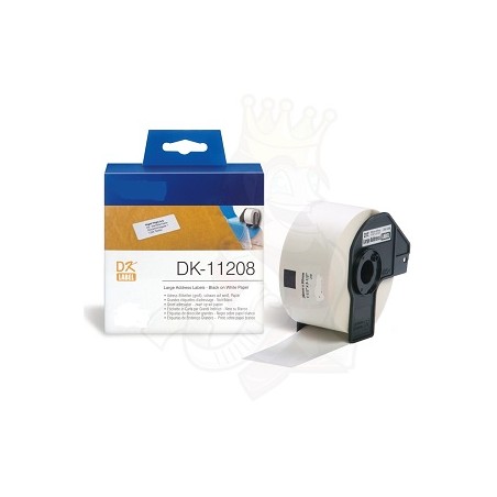 DK-11208 Nastro bianco 38X90 MM 400ETICHETTE per Brother P-Touch QL1000 1050 1060