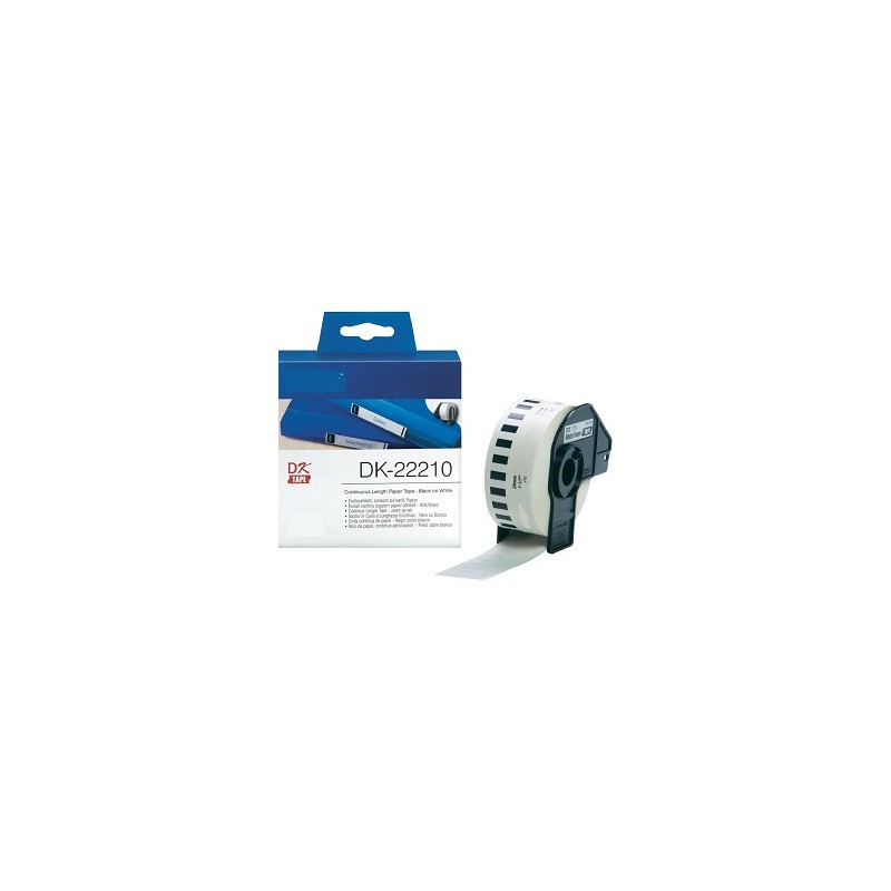 DK-22210 Nastro bianco 29X30.48 MM per Brother P-Touch QL1000 1050 1060