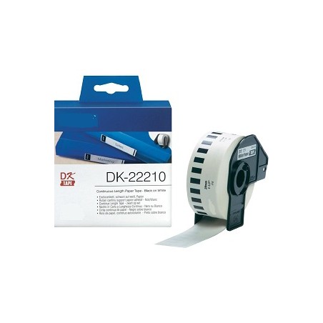 DK-22210 Nastro bianco 29X30.48 MM per Brother P-Touch QL1000 1050 1060