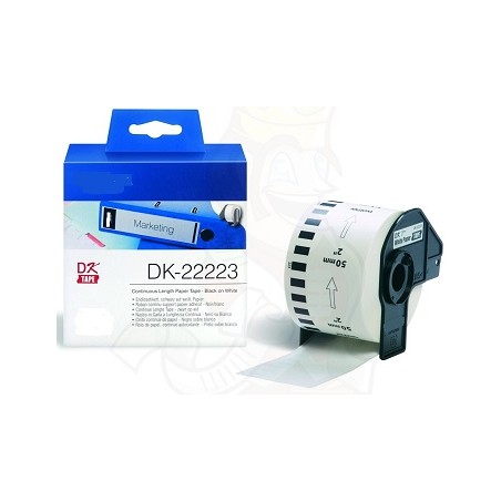 DK-22223 Nastro bianco 50X30.48 MM per Brother P-Touch QL1000 1050 1060