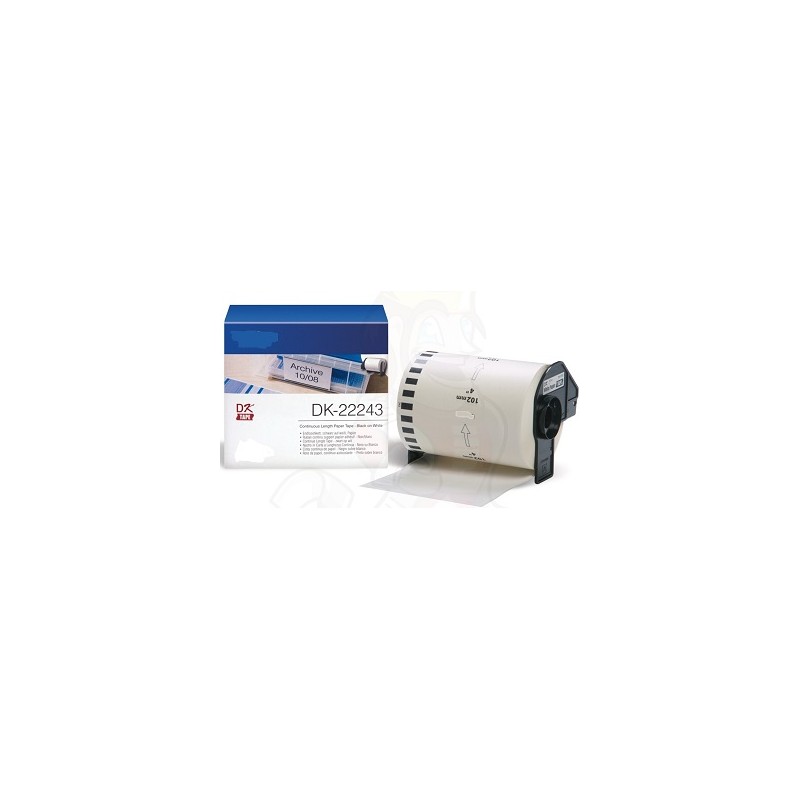DK-22243 Nastro bianco 102X30.48 MM per Brother P-Touch QL1000 1050 1060