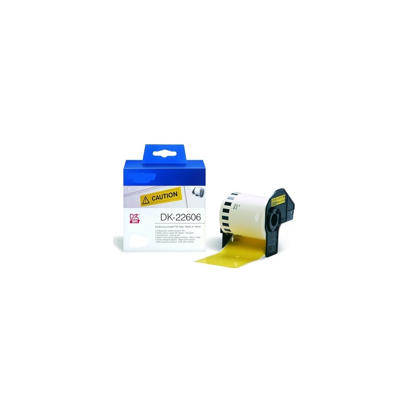 DK-22606 Nastro giallo 62X15.24 MM per Brother P-Touch QL1000 1050 1060 DK-22606 Nastro giallo 62X15.24 MM per Brother P-Touch QL1000 1050 1060