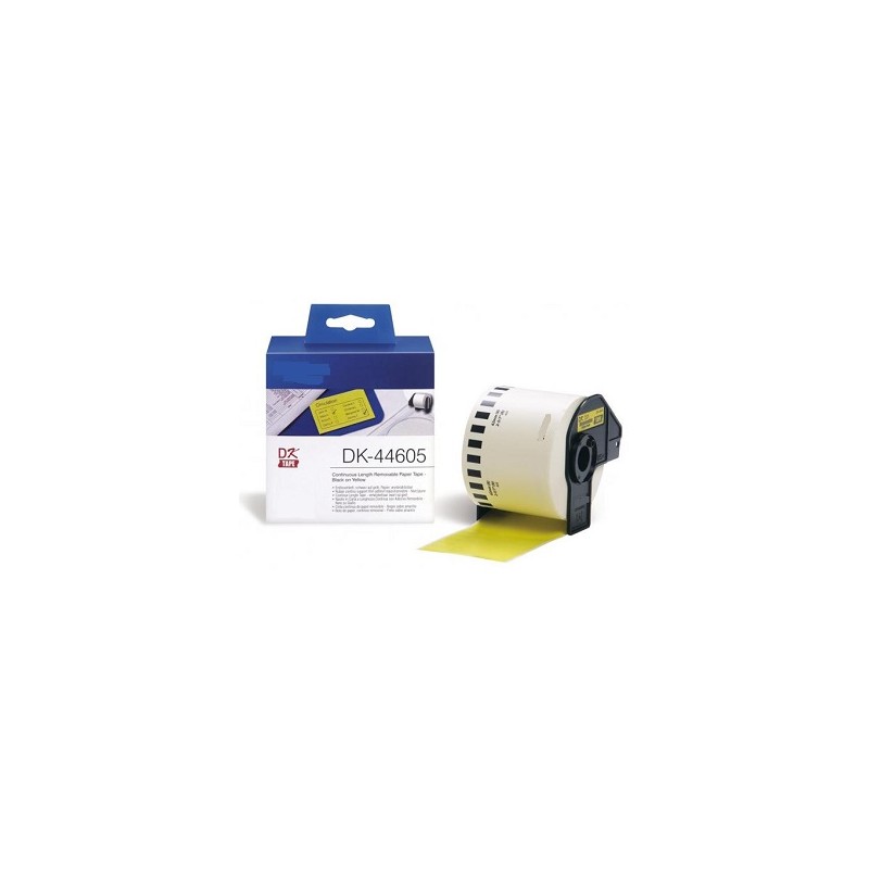 DK-44605 Nastro giallo 62X30.48 MM per Brother P-Touch QL1000 1050 1060 DK-44605 Nastro giallo 62X30.48 MM per Brother P-Touch QL1000 1050 1060