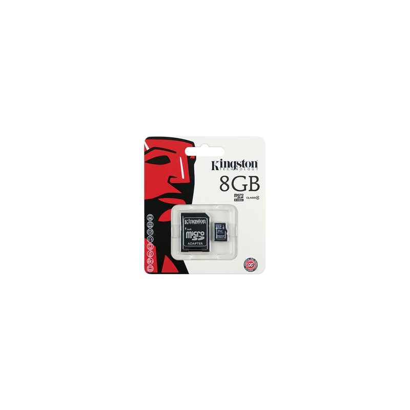 KINGSTON - SDC10/8GB -MICROSDHC CLASSE 4 FLASH CARD KINGSTON - SDC10/8GB -MICROSDHC CLASSE 4 FLASH CARD