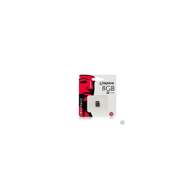 KINGSTON - SDC10/8GBSP -MICROSDHC CLASSE 4 FLASH CARD KINGSTON - SDC10/8GBSP -MICROSDHC CLASSE 4 FLASH CARD