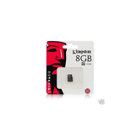 KINGSTON - SDC10/8GBSP -MICROSDHC CLASSE 4 FLASH CARD
