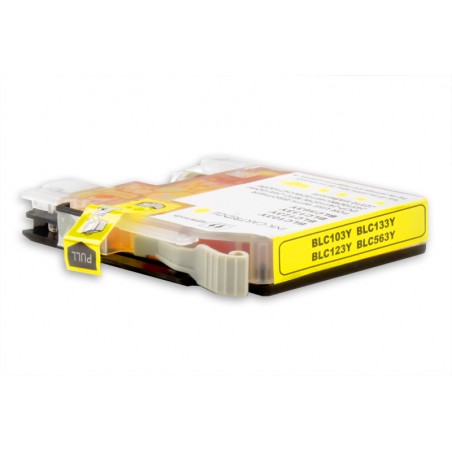 LC-123Y - Cartuccia inkjet compatibile Giallo per MFC J4410DW, MFC J4510DW, MFC J4610DW - Codice Cartuccia LC - 123Y.