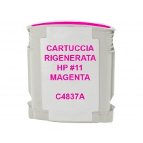 11 Cartuccia Inkjet Monouso Rigenerata Magenta Per Business Inkjet 1000, 1100, 2200,2230, 2250. Compatibile Con C4837ae. Codice 