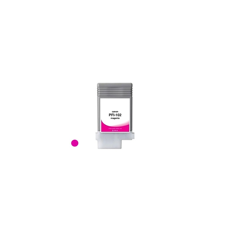 PFI-102M - Cartuccia inkjet Rigenerata Magenta per Plotter Canon Ipf 500, 600, 605, 610, 650. PFI-102M - Cartuccia inkjet Rigenerata Magenta per Plotter Canon Ipf 500, 600, 605, 610, 650.