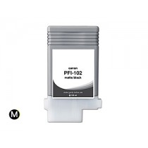 PFI-102MBK - Cartuccia inkjet Rigenerata Nero Matte per Plotter Canon Ipf 500, 600, 605, 610, 650.