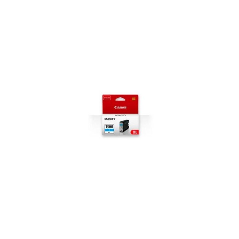 PGI-1500XLC- Cartuccia inkjet Ciano originale per Canon Maxify MB2050, MB2350. Compatibile con 9193B001. PGI-1500XLC- Cartuccia inkjet Ciano originale per Canon Maxify MB2050, MB2350. Compatibile con 9193B001.