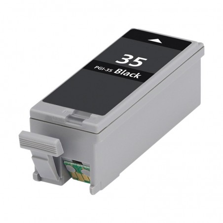 PGI-35BK - Cartuccia inkjet compatibile Nero per Pixma IP 100 BAT, IP100. Compatibile con 1509B001. Codice Cartuccia PGI - 35BK.