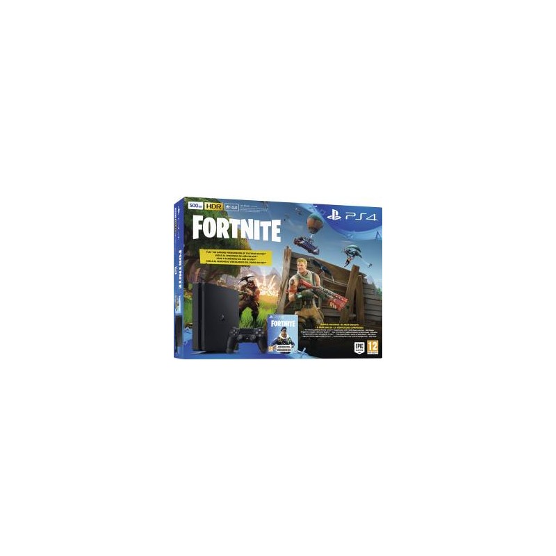 PS4 Console 500GB F Chassis Slim Black + Fortnite VCH PS4 Console 500GB F Chassis Slim Black + Fortnite VCH