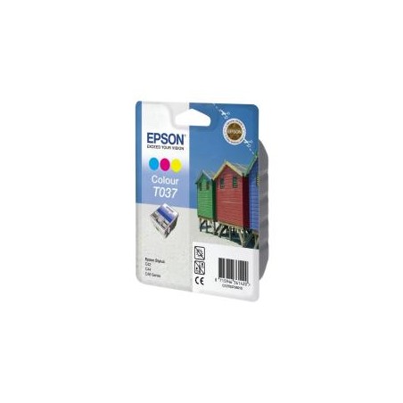 T037 - Cartuccia originale Colori Epson C 46, 42UX, 42 PLUS, 44 PLUS. codice T037040. T037.