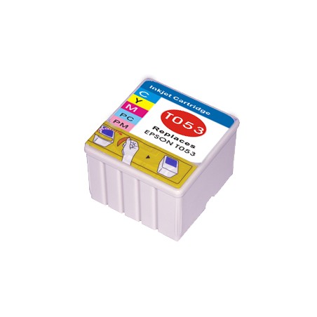 T053 Cartuccia inkjet Compatibile Colori Fotografici per Epson Stylus Photo, EX, 700, 750. Compatibile con T053040. Codice Cartu