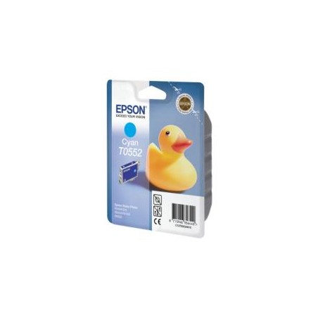 T0552 Cartuccia originale Epson Ciano Photo RX 420, 425, 520 codice T055240. T0552.