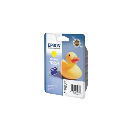 T0554 Cartuccia originale Epson Giallo Photo RX 420, 425, 520. Nero codice T055440. T0554