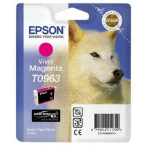 T0963 - Cartuccia Originale Magenta Epson Stylus Photo R2880 . Compatibile con T09634020. Codice Cartuccia T0963.
