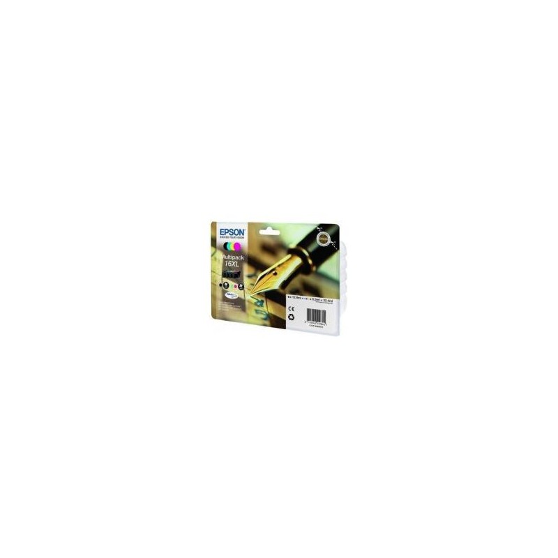 T1636 - 16XL - Multipack originale Nero, Ciano, Magenta, Giallo Epson Workforce WF 2010W, WF 2510WF, WF 2520NF, WF 2530WF. codic T1636 - 16XL - Multipack originale Nero, Ciano, Magenta, Giallo Epson Workforce WF 2010W, WF 2510WF, WF 2520NF, WF 2530WF. codic