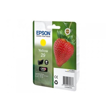 T2984 - SERIE T29 FRAGOLA - Cartuccia inkjet Gialla originale per Epson Expression Home XP235, XP332, XP335, XP432.