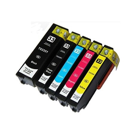 T3362 - T33XL ARANCIA - Cartuccia inkjet Ciano compatibile per Epson Expression Home XP530, XP630, XP635, XP830.