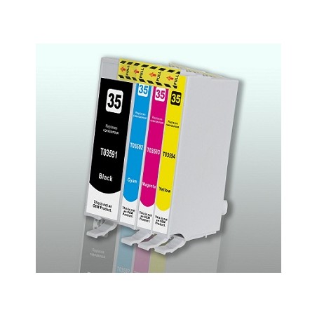 T3593 - T35XL - CATENACCIO - Cartuccia inkjet Magenta compatibile per Epson WF-4720 DWF, WF-4725 DWF e WF-4740 DTWF.