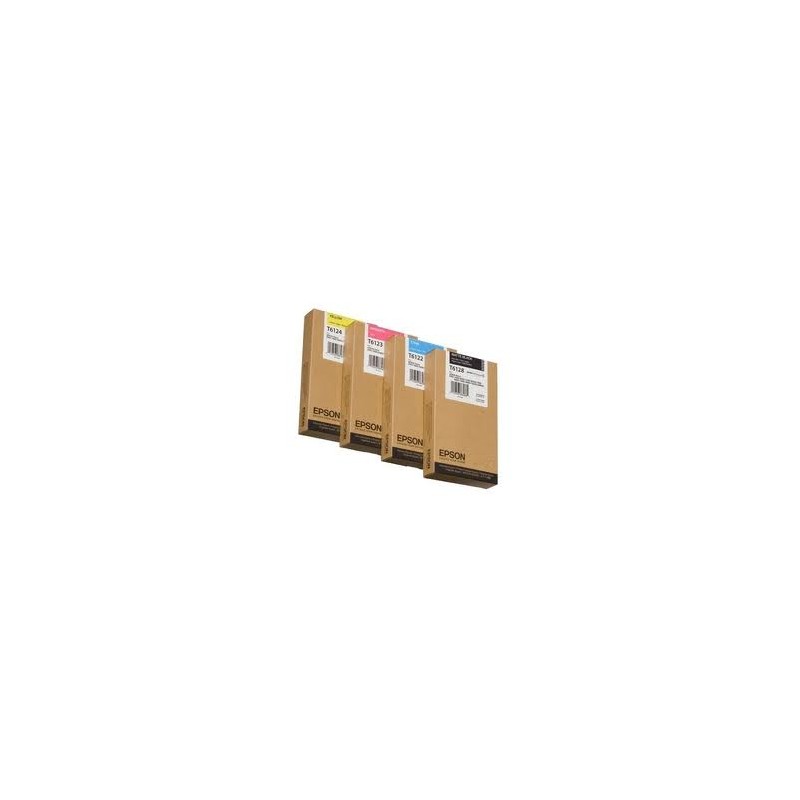 T6122 - Cartuccia plotter inkjet Ciano per Stylus Pro 7450. Compatibile con T612200. Codice Cartuccia T6122. Inchiostro a Pigmen