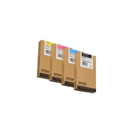 T6122 - Cartuccia plotter inkjet Ciano per Stylus Pro 7450. Compatibile con T612200. Codice Cartuccia T6122. Inchiostro a Pigmen