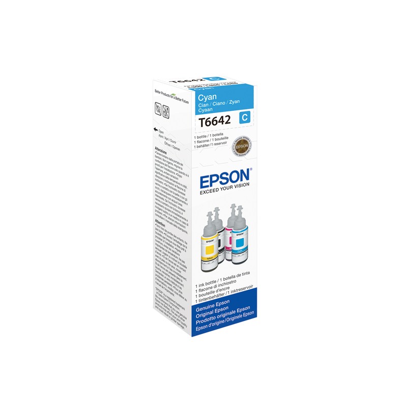 T6642 FLACONE INCHIOSTRO CIANO DA 70ML T6642 FLACONE INCHIOSTRO CIANO DA 70ML