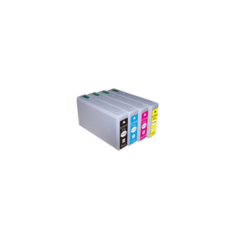 T7892 - 79XL - Cartuccia inkjet compatibile Ciano per Epson Workforcepro WF4630DWF, WF4640DTWF, WF5110DW T7892 - 79XL - Cartuccia inkjet compatibile Ciano per Epson Workforcepro WF4630DWF, WF4640DTWF, WF5110DW
