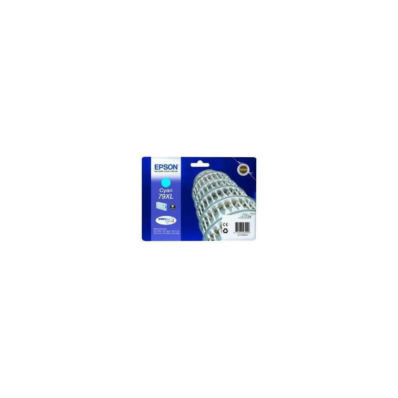 T7902 - 79XL - Cartuccia originale Ciano Epson Workforcepro WF4630DWF, WF4640DTWF, WF5110DW T7902 - 79XL - Cartuccia originale Ciano Epson Workforcepro WF4630DWF, WF4640DTWF, WF5110DW