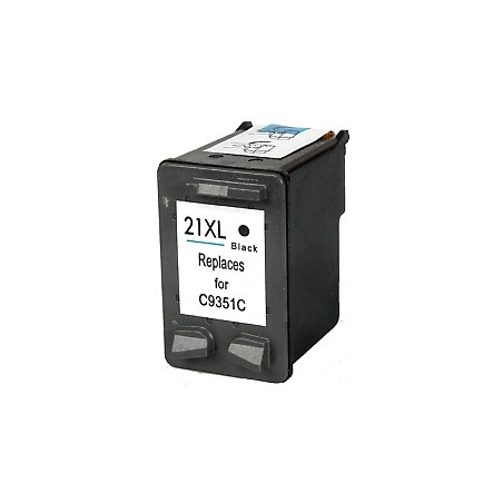21xXL Cartuccia Rigenerata Inkjet Nero Per Deskjet 3910, 3920, Psc 1410xi, Officejet J3680,Deskjet F2280. Compatibile Con C9351a