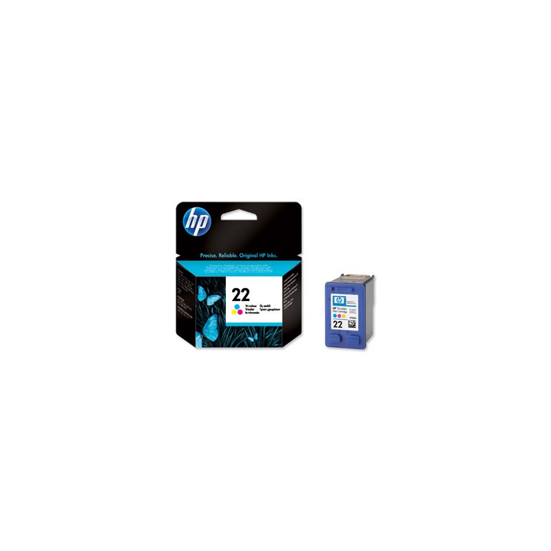 22 CARTUCCIA ORIGINALE A COLORI DESKJET 3910, 3920, OFFICEJET 5610XI, 4315 XI,5605 AIO. COMPATIBILE CON C9352AE. CODICE CARTUCCI 22 CARTUCCIA ORIGINALE A COLORI DESKJET 3910, 3920, OFFICEJET 5610XI, 4315 XI,5605 AIO. COMPATIBILE CON C9352AE. CODICE CARTUCCI