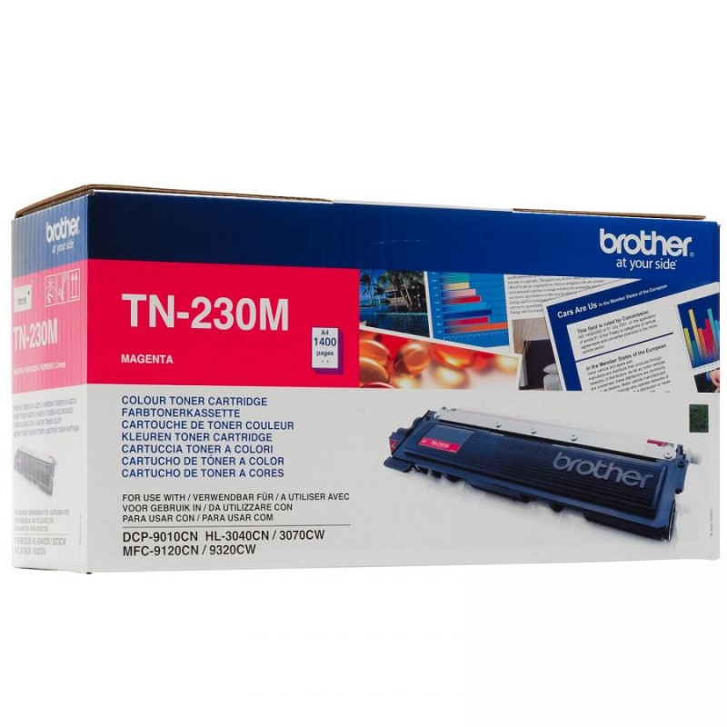 TN-230M - TONER ORIGINALE MAGENTA HL 3040 CN, 3070 CW, DCP 9010 CN, MFC 9120 CN, 9320 CW. TN-230M - TONER ORIGINALE MAGENTA HL 3040 CN, 3070 CW, DCP 9010 CN, MFC 9120 CN, 9320 CW.