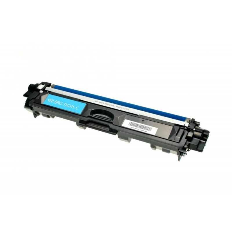 TN-245C - Toner rigenerato Ciano per Brother HL 3140CW, HL 3150CDW, HL 3170CDW, Stampa fino a 2.200 pagine al 5% di copertura. TN-245C - Toner rigenerato Ciano per Brother HL 3140CW, HL 3150CDW, HL 3170CDW, Stampa fino a 2.200 pagine al 5% di copertura.
