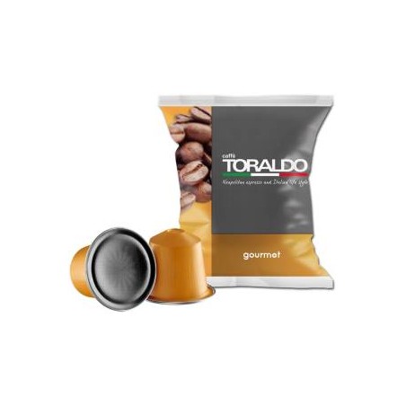 Toraldo Capsule Compatibili Nespresso Gourmet 100% Arabica 100pz