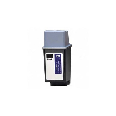 29 Cartuccia rigenerata inkjet Nero per HP Deskjet 600, 600C, 660C, 670C, 680C. Compatibile con 51629AE. Codice cartuccia: 29.