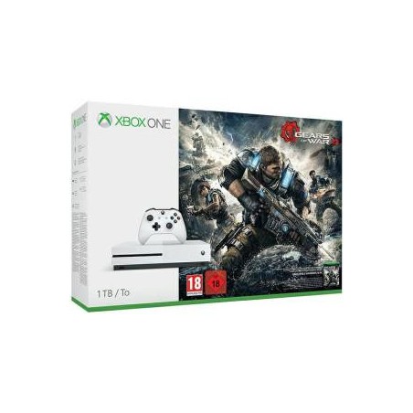 XBOX ONE S Console 1TB + Gears Of War 4