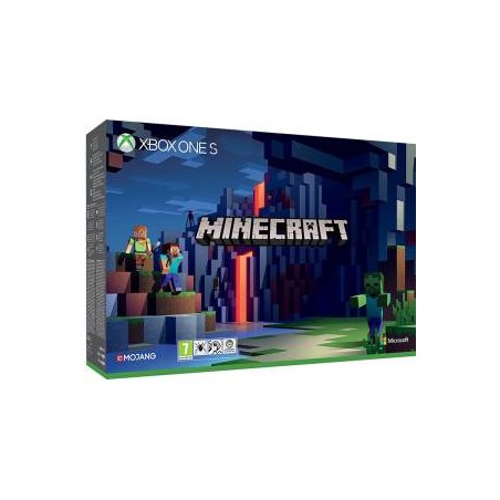 XBOX ONE S Console 1TB Minecraft Limited Edition + Minecraft