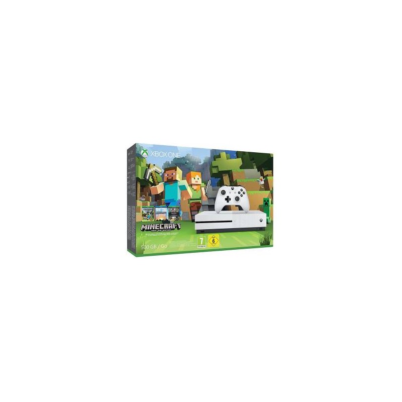 XBOX ONE S Console 500GB + Minecraft XBOX ONE S Console 500GB + Minecraft