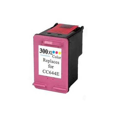 300XL Cartuccia Rigenerata Inkjet a Colori Per Deskjet D2560, F4280, F4224 Aio, F4210 Aio, F4272 Aio. Compatibile Con Cc644ee. C