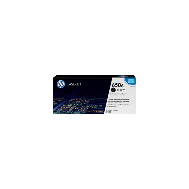 CE270A - TONER ORIGINALE NERO HP ENTERPRISE COLOR CP5525N, CP5525DN, CP5525XH. CE270A - TONER ORIGINALE NERO HP ENTERPRISE COLOR CP5525N, CP5525DN, CP5525XH.