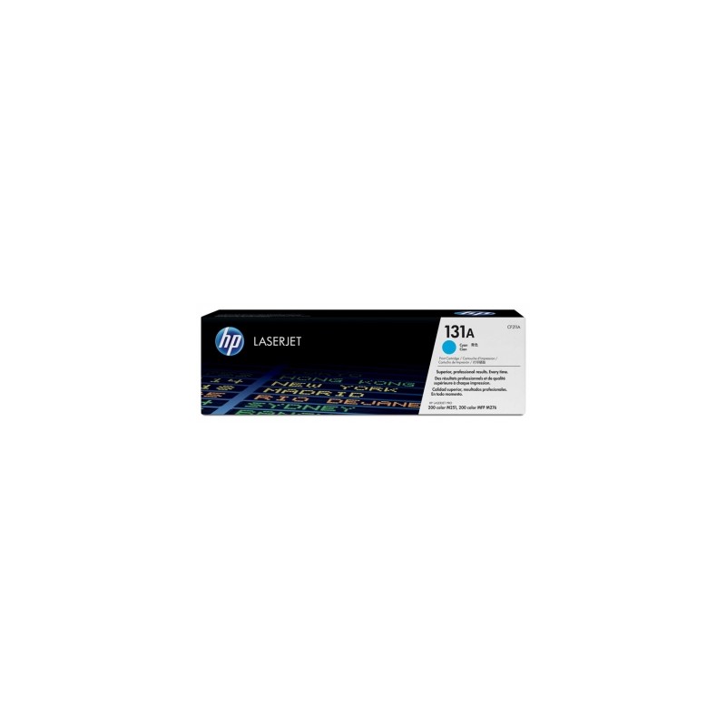 CF211A - 131A TONER ORIGINALE CIANO HP PRO 200 COLOR M251N, M251NW, M251MFP, MFP M276NW. CF211A - 131A TONER ORIGINALE CIANO HP PRO 200 COLOR M251N, M251NW, M251MFP, MFP M276NW.