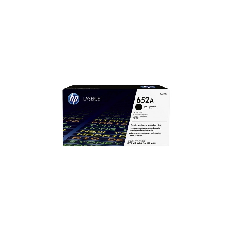 CF320A - 652A - TONER ORIGINALE NERO HP ENTERPRISE COLOR M651DN, M651N, M651XH, M680Z MFP, M680DN MFP, M680F MFP. CF320A - 652A - TONER ORIGINALE NERO HP ENTERPRISE COLOR M651DN, M651N, M651XH, M680Z MFP, M680DN MFP, M680F MFP.