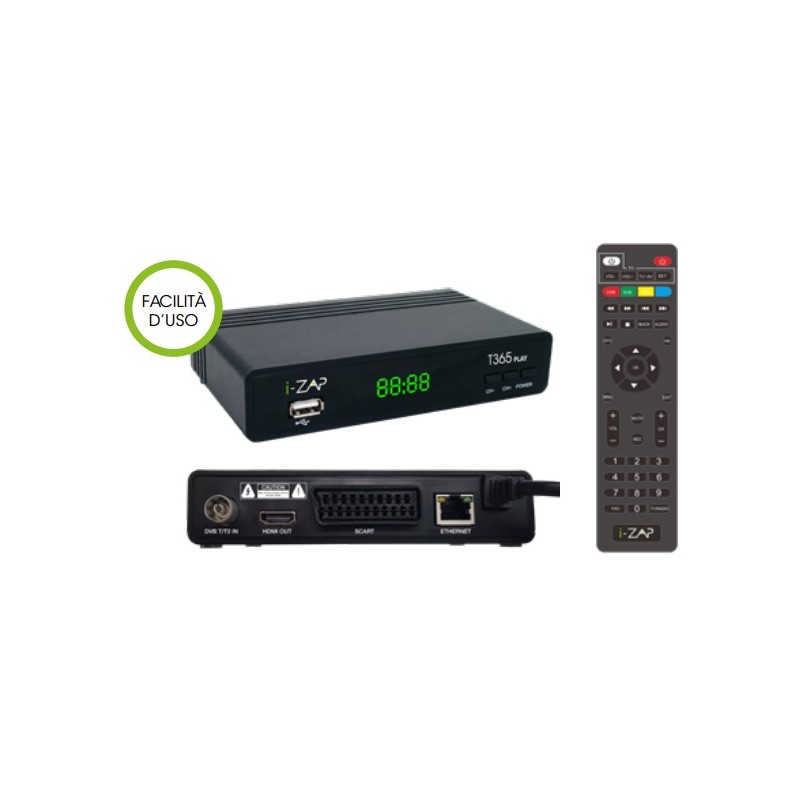 I-Zap Decoder ST395 Play DVB-T2 DVB-S2 HEVC 10 BIT HD