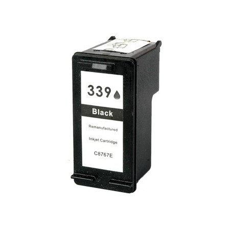 339 Cartuccia Rigenerata Inkjet Nero Per Deskjet Photo 5940, Deskjet 5740, Photosmart 8150 Xi, 8450 Gp, 8450 Xi. Compatibile Con